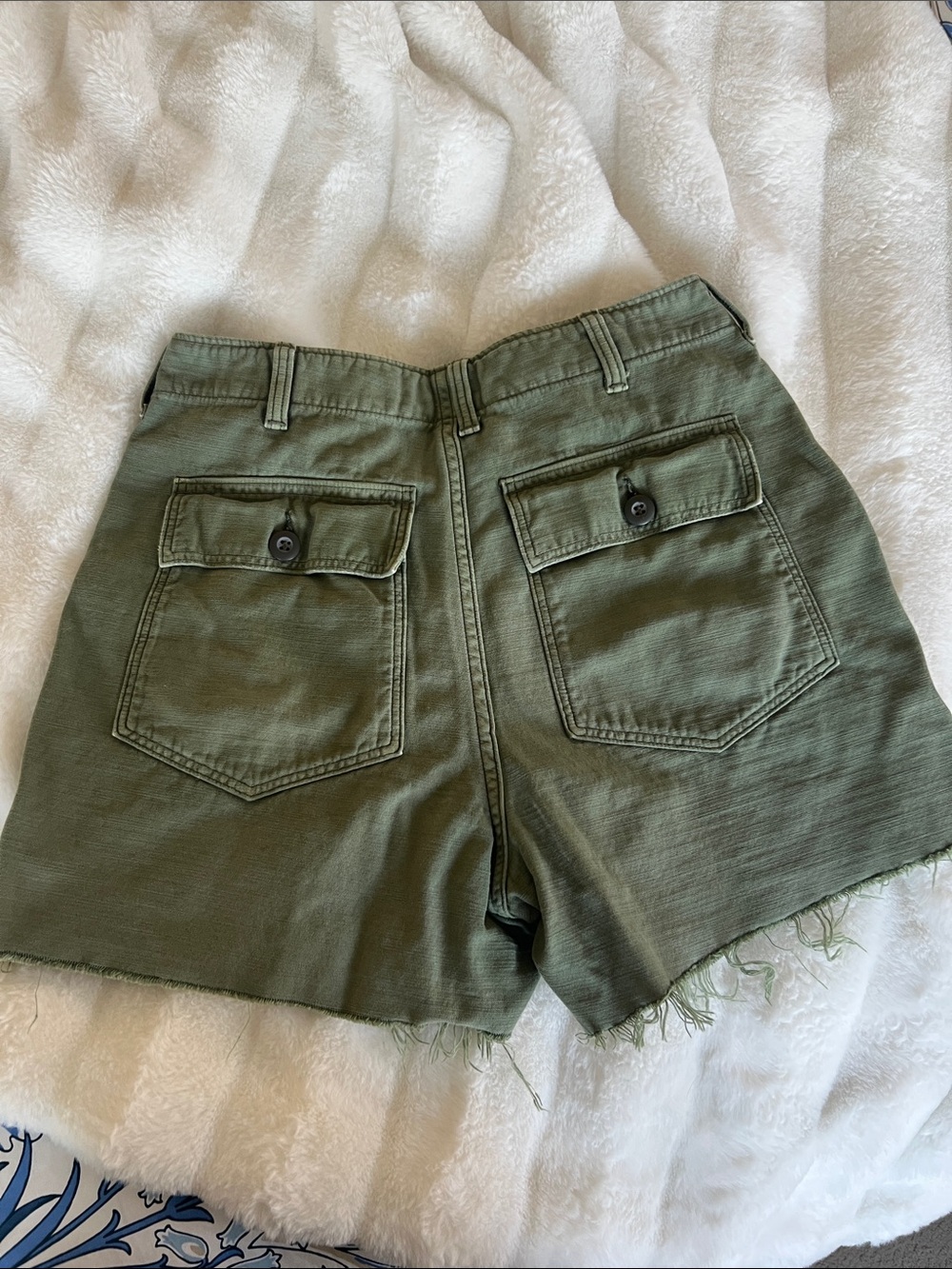 Polo by Ralph Lauren Olive Green Utility Cargo Shorts - Picture 3 of 5